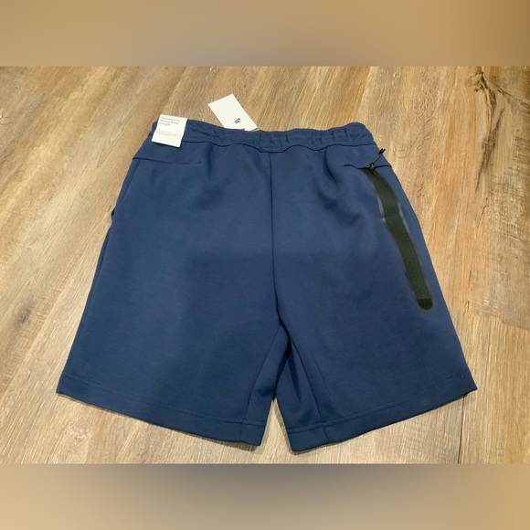 Nike Sportswear Tech Fleece Athletic Shorts Navy Blue CU4503-410 Men Size Medium - Picture 6 of 8